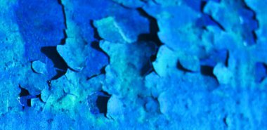 Çatlak mavi bir duvarın arka plan dokusu