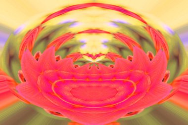 Renkli soyut arka plan. Fantezi mandala konsepti