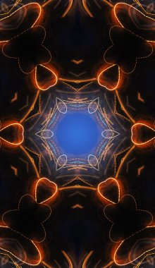 Renkli soyut arka plan. Fantezi mandala konsepti