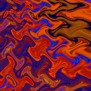 Renkli dalgalarda soyut arkaplan 