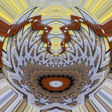 soyut kaleydoskopik şekil gizemli arkaplan 