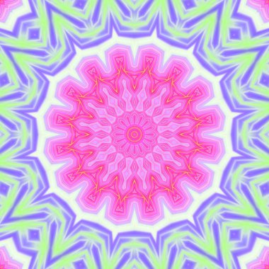 Renkli soyut arka plan. Fantezi mandala konsepti