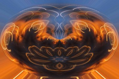 Renkli soyut arka plan. Fantezi mandala konsepti