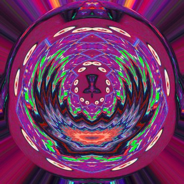 soyut kaleydoskopik şekil gizemli arkaplan 