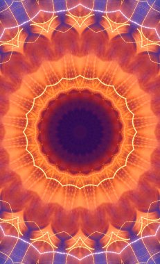 Renkli soyut arka plan. Fantezi mandala konsepti