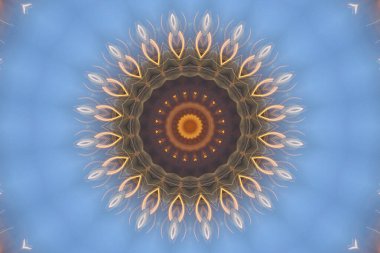 Renkli soyut arka plan. Fantezi mandala konsepti