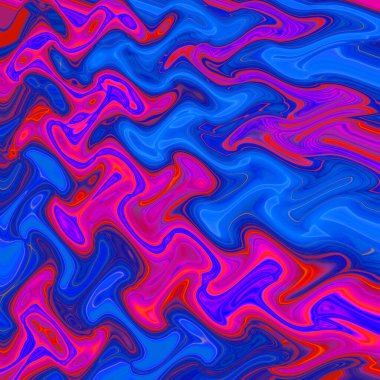 Renkli dalgalarda soyut arkaplan 