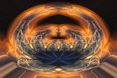 Renkli soyut arka plan. Fantezi mandala konsepti