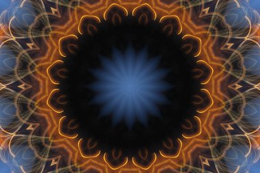 Renkli soyut arka plan. Fantezi mandala konsepti