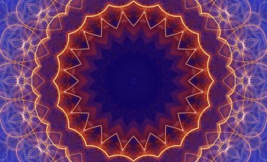 Renkli soyut arka plan. Fantezi mandala konsepti