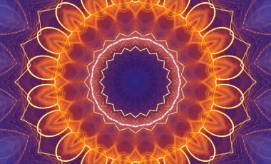 Renkli soyut arka plan. Fantezi mandala konsepti