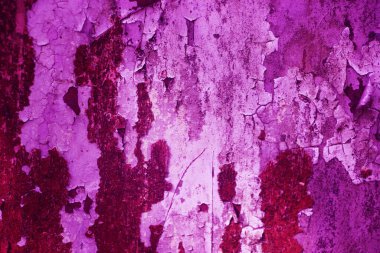 Paslanmış eski boyanmış doku arkaplanı.