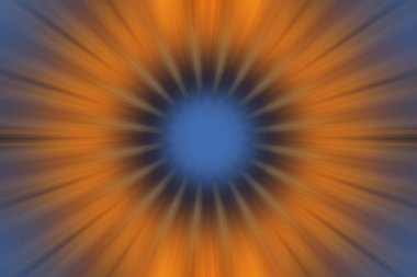 Çember desenli soyut renkli mandala