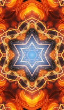 Renkli soyut arka plan. Fantezi mandala konsepti