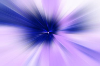 Dinamik ışık huzmeleri. Uzayda bir parlama perspektife giriyor