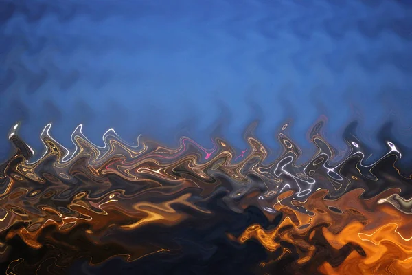 Abstrakter Hintergrund Bunten Wellen — Stockfoto