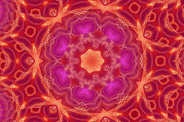 Fondo Abstracto Colorido Fantasía Mandala Concepto — Foto de Stock