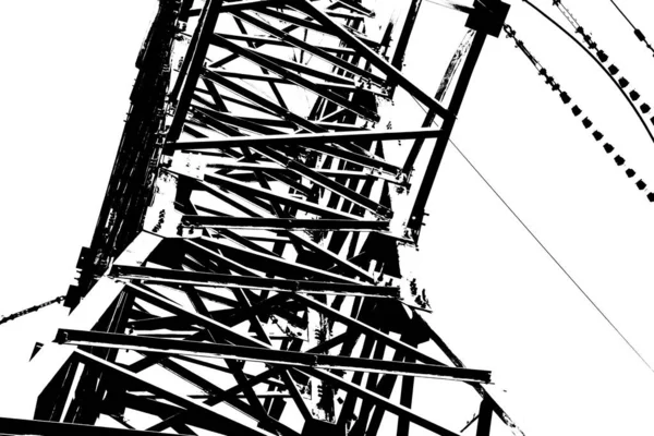 Şehir Kavramı Elektrik Hattı Arkaplan Görüntüsü — Stok fotoğraf