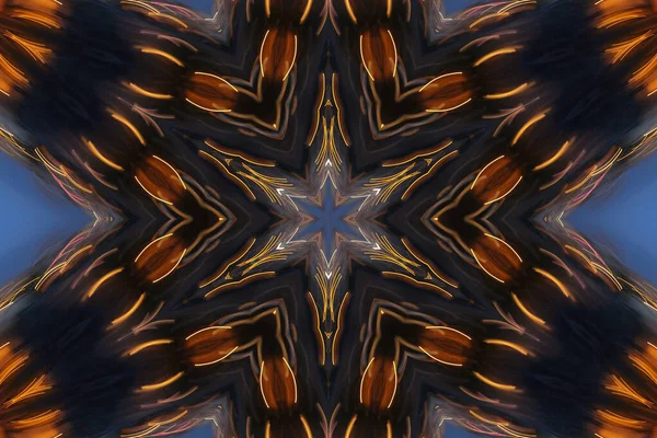 Kleurrijke Abstracte Achtergrond Fantasie Mandala Concept — Stockfoto