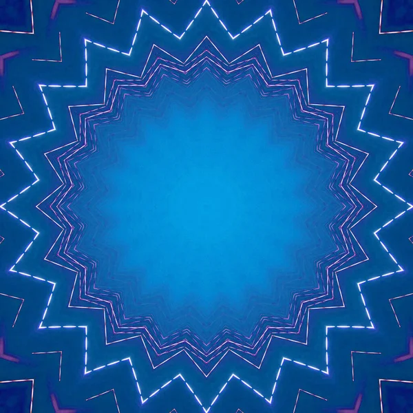 Fond Abstrait Coloré Concept Mandala Fantastique — Photo