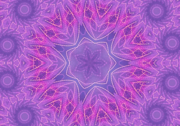 Kleurrijke Abstracte Achtergrond Fantasie Mandala Concept — Stockfoto