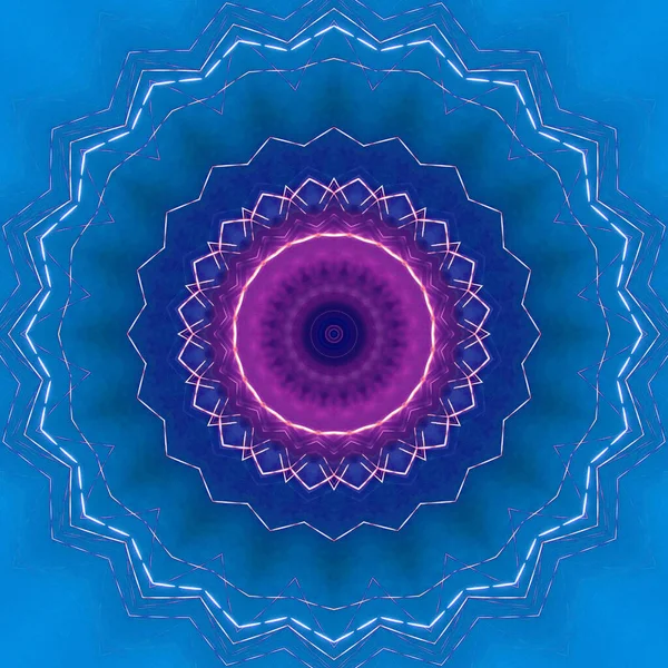 Kleurrijke Abstracte Achtergrond Fantasie Mandala Concept — Stockfoto