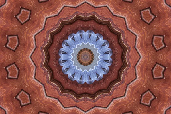 Fond Abstrait Coloré Concept Mandala Fantastique — Photo