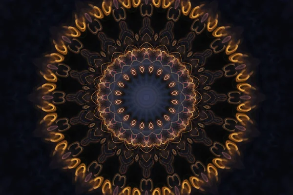 Kleurrijke Abstracte Achtergrond Fantasie Mandala Concept — Stockfoto