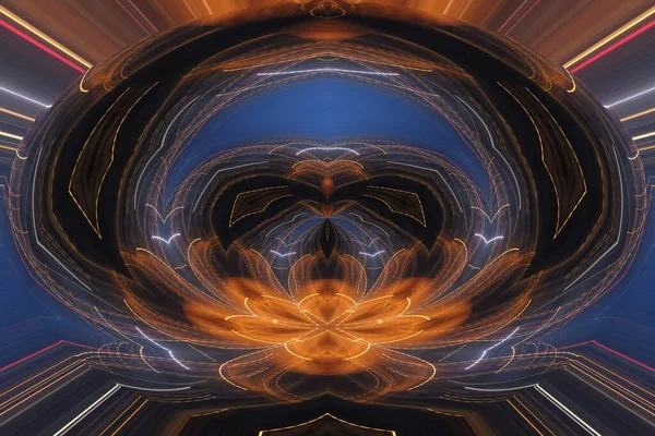 Πολύχρωμο Αφηρημένο Υπόβαθρο Φαντασία Mandala Έννοια — Φωτογραφία Αρχείου