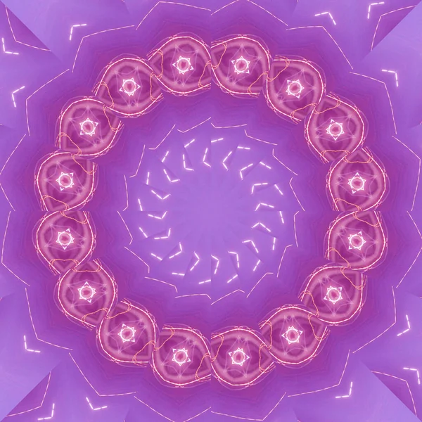 Kleurrijke Abstracte Achtergrond Fantasie Mandala Concept — Stockfoto