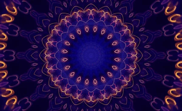 Kleurrijke Abstracte Achtergrond Fantasie Mandala Concept — Stockfoto