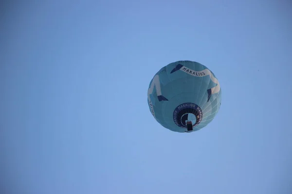 Balão Quente Vista Céu — Fotografia de Stock