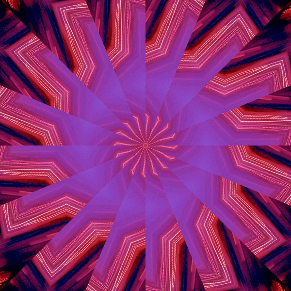 Fondo Abstracto Colorido Fantasía Mandala Concepto — Foto de Stock