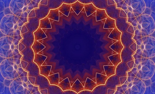 Fundo Abstrato Colorido Conceito Mandala Fantasia — Fotografia de Stock