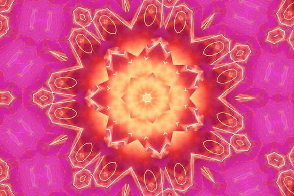 Renkli Soyut Arka Plan Fantezi Mandala Konsepti — Stok fotoğraf