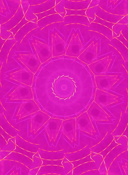 Fond Abstrait Coloré Concept Mandala Fantastique — Photo