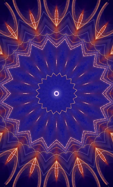 Kleurrijke Abstracte Achtergrond Fantasie Mandala Concept — Stockfoto