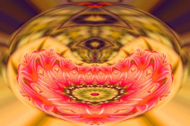 Renkli soyut arka plan. Fantezi mandala konsepti