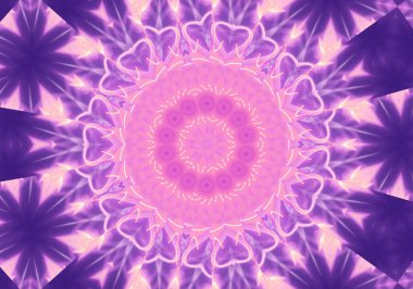 Renkli soyut arka plan. Fantezi mandala konsepti