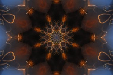 Renkli soyut arka plan. Fantezi mandala konsepti