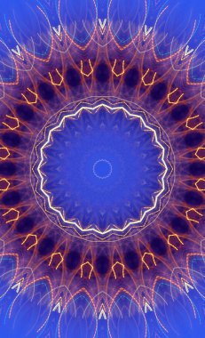 Renkli soyut arka plan. Fantezi mandala konsepti