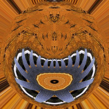 soyut kaleydoskopik şekil gizemli arkaplan 