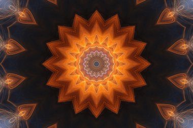 Renkli soyut arka plan. Fantezi mandala konsepti