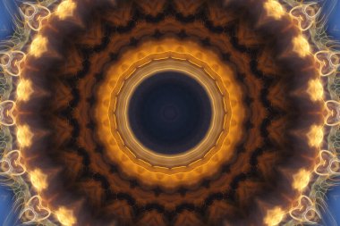 Renkli soyut arka plan. Fantezi mandala konsepti