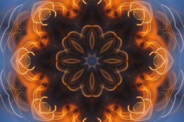 Renkli soyut arka plan. Fantezi mandala konsepti