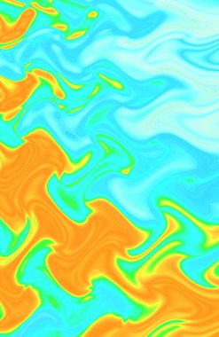 Renkli dalgalarda soyut arkaplan 