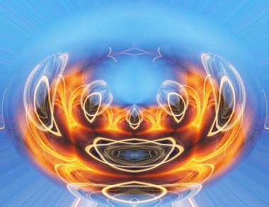 Renkli soyut arka plan. Fantezi mandala konsepti