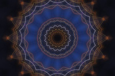 Renkli soyut arka plan. Fantezi mandala konsepti