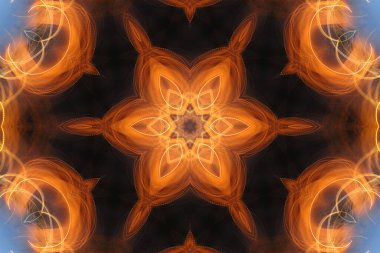 Renkli soyut arka plan. Fantezi mandala konsepti