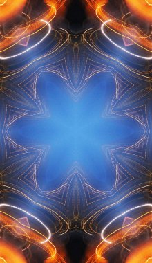 Renkli soyut arka plan. Fantezi mandala konsepti